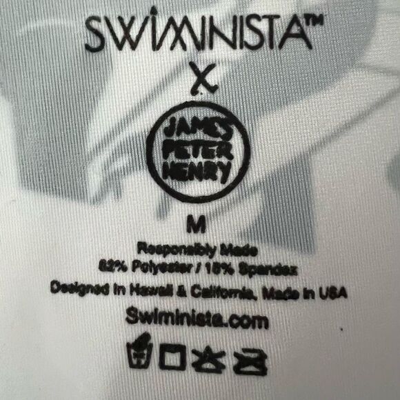 Swiminista x James Peter Henry Good Times Rashguard w Art Toss Print - Picture 6 of 8